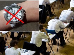 В британских школах на экзамены с часами не пускают