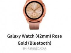 Samsung Galaxy Watch показались в интернете раньше срока